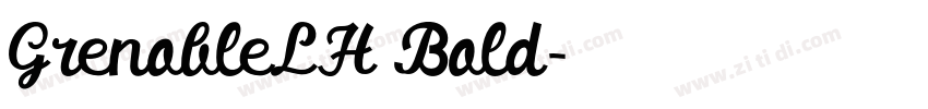 GrenobleLH Bold字体转换 GrenobleLH Bold字体转换
